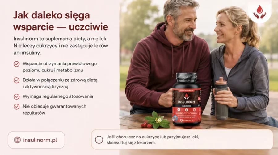 Insulinorm — suplement diety wspierający gospodarkę cukrową